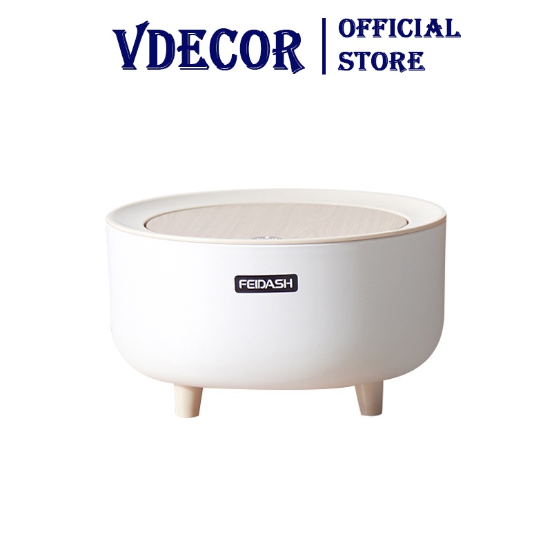 Thùng rác mini để bàn Vdeor kiểu Nhật thiết kế đơn giản, sang trọng, trang trí bàn làm việc