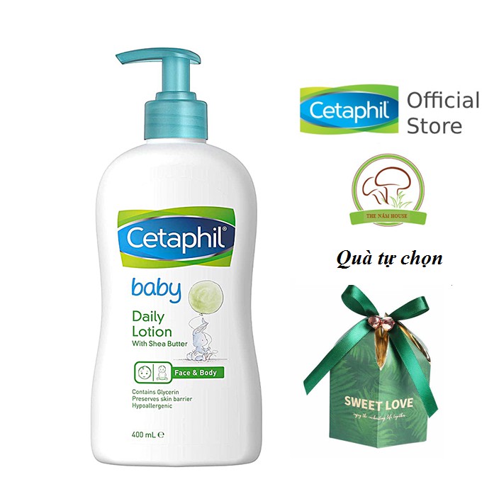 Sữa dưỡng da Cetaphil cho bé - Cetaphil Baby Daily Lotion 400ml