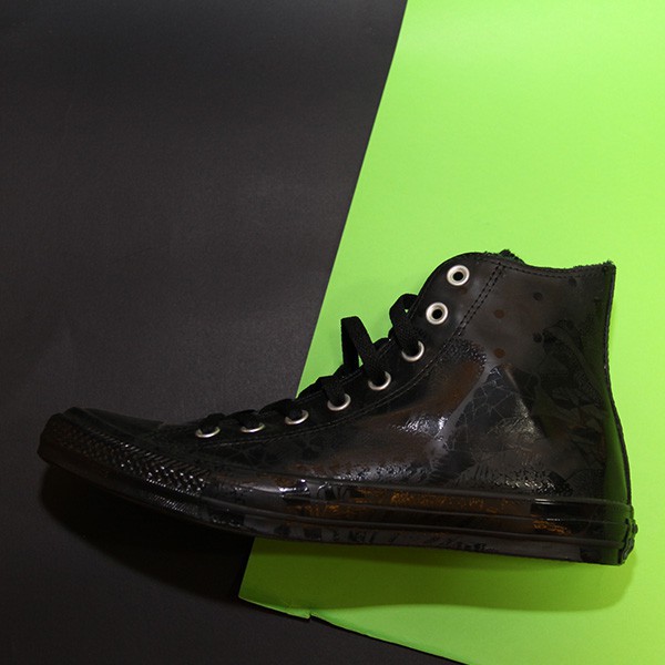 Giày Converse rubber cao cổ đen CCRD01