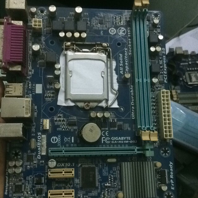 Combo H61 + Cpu G2130 kèm fan zin