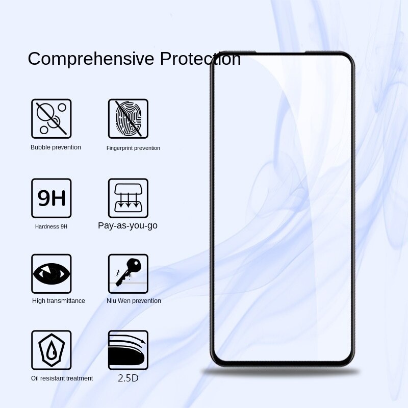 Samsung mobile phone screen protective film F52 / F22, F12, F02S, F41 9d full screen HD protective film