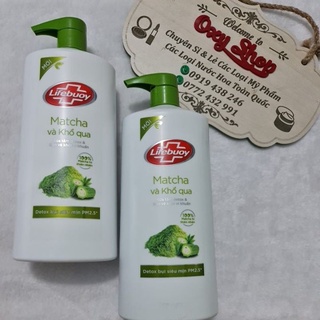 Sữa tắm detox Lifebuoy - Matcha & Khổ qua 850g