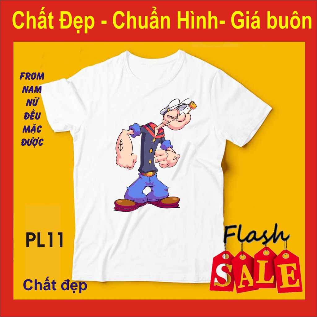 Áo thun pug dog pluto PL11, chú chó pluto