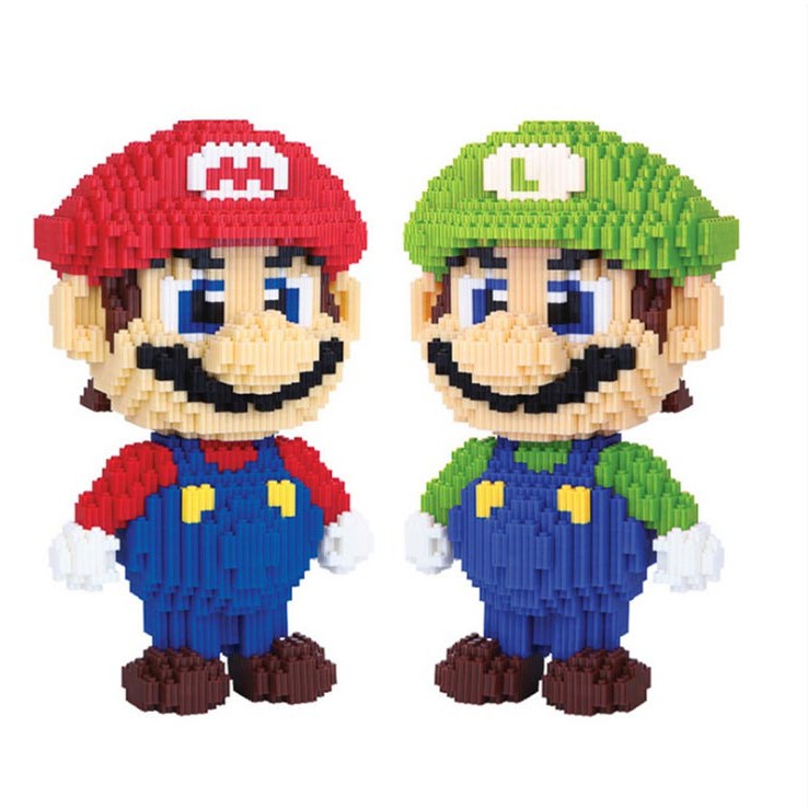 (FREESHIP - CÓ SẴN) Đồ Chơi Xếp Hình Super Mario - ĐỒ CHƠI LẮP RÁP LEGO MARIO 3D