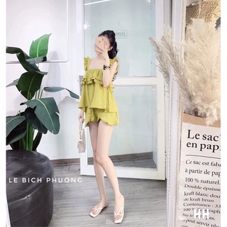 Set bộ đũi lụa bèo cánh tiên