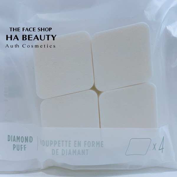 (AUTH_Korea)Mút tán kem nền DIAMOND PUFF The Face Shop