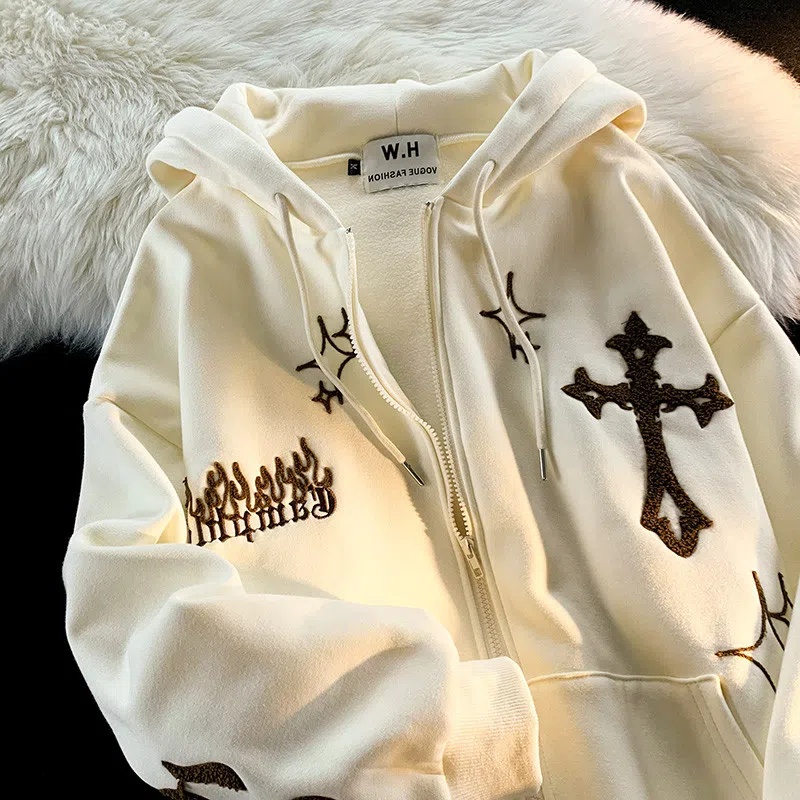 Áo Khoác Hoodie Mỏng Dáng Rộng Phong Cách Hip Hop Thời Trang Cho Nam