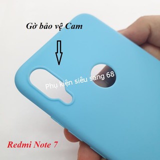 Redmi Note 7| Ốp Dẻo Silicon bảo vệ cam Nhiều Màu Sắc Dành Cho Máy Redmi Note 7/ Note 7 pro - PK68