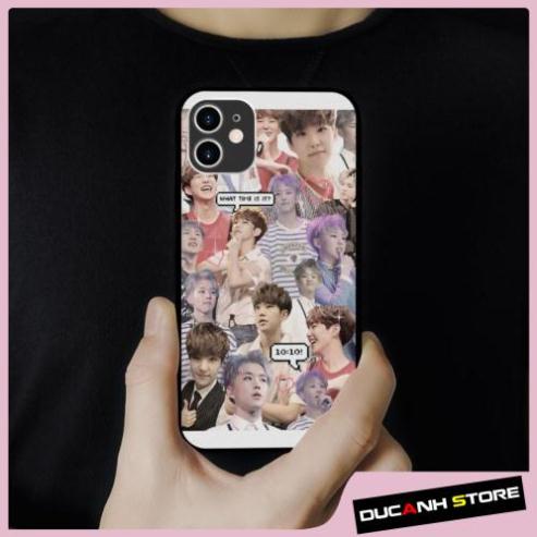 Ốp Lưng iPhone hình korea singer  collage art op art sang trọng viền vuông  cho các dòng SAMSUNG PAP20211012