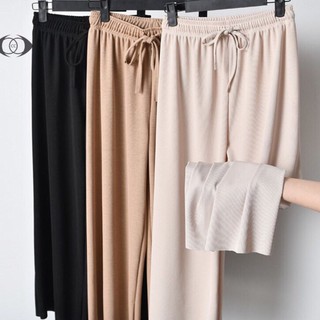 Quần suông kiểu nhật, Quần ống rộng đi biển-Quần ống suông rộng culottes gân tăm mềm mát