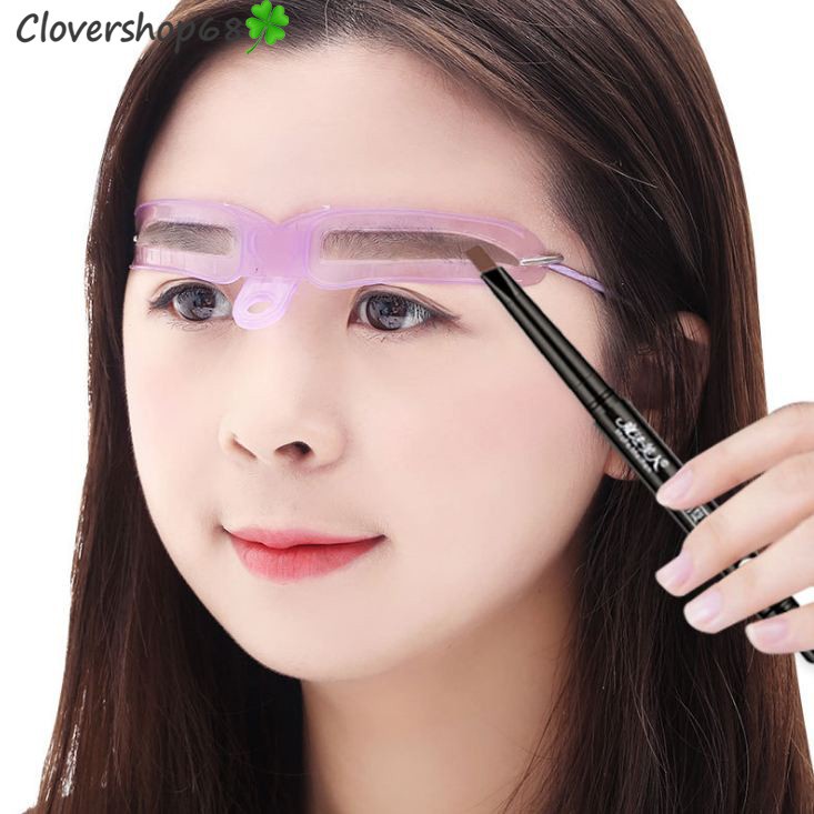 Bộ 8 Khuôn Kẻ Mày Đôi Hoàn Hảo - Bộ 8 Khuôn Kẻ Chân Mày   🍀 Clovershop68 🍀