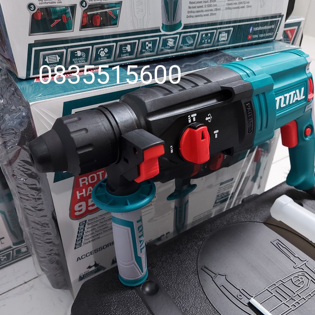 MÁY KHOAN BÊ TÔNG TOTAL 950W [CHÍNH HÃNG] TH309288 [INGCO DCA 800W RẺ]