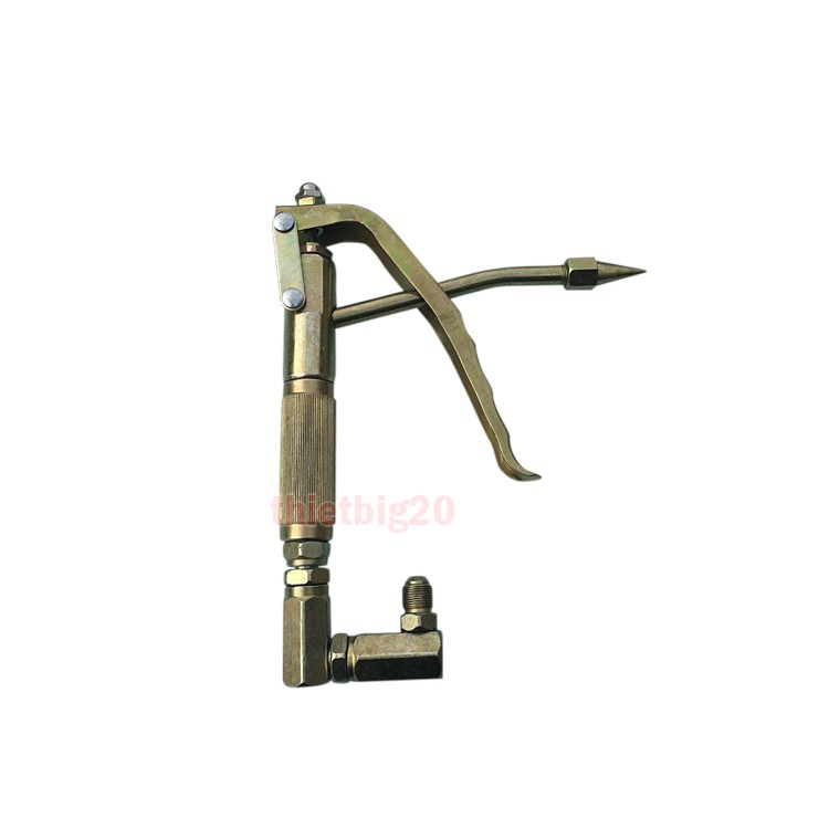 Súng bơm mỡ hơi, tay bơm mỡ bò bằng khí nén Kako, ứng dụng cho máy từ 12L 20L 30L