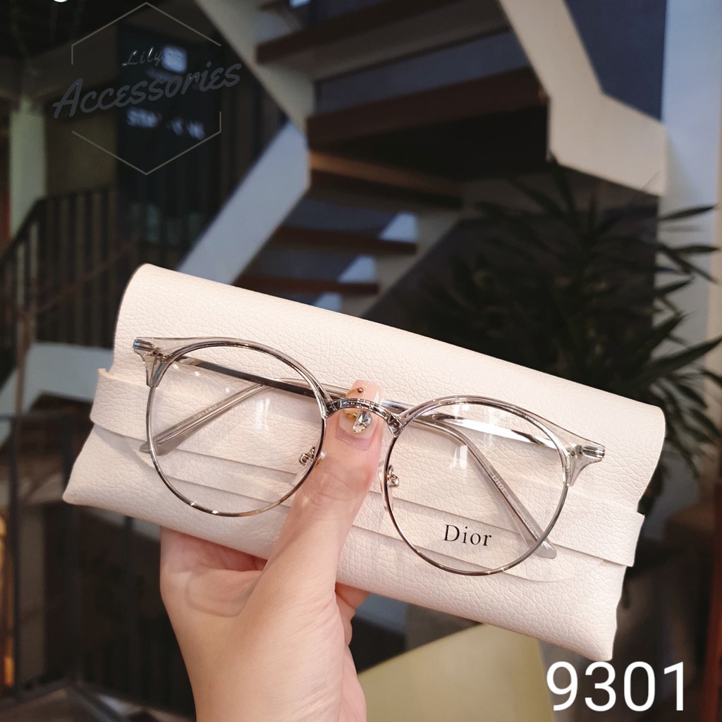 Gọng kính cận thời trang [Cắt kính mắt cận-loạn] Kính gọng tròn 9301 | BigBuy360 - bigbuy360.vn