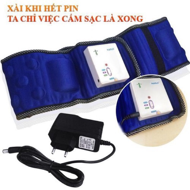 Đai Massage tích hợp pin * Freeship * Máy massage bụng giảm mỡ bụng X5