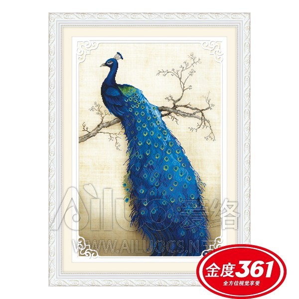Tranh thêu Khổng Tước ms 31578