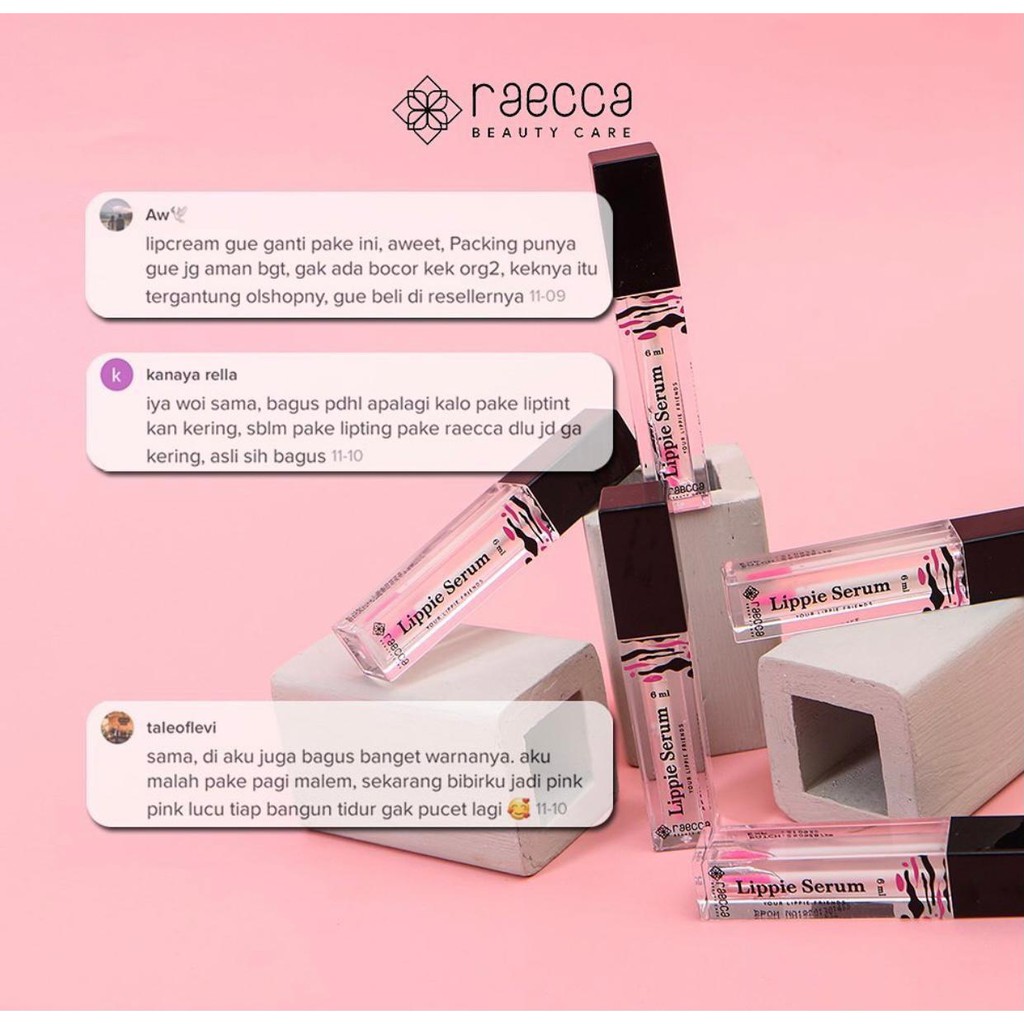 (hàng Mới Về) Serum Dưỡng Môi Lippie By Raeca Màu Hồng Tự Nhiên | BigBuy360 - bigbuy360.vn