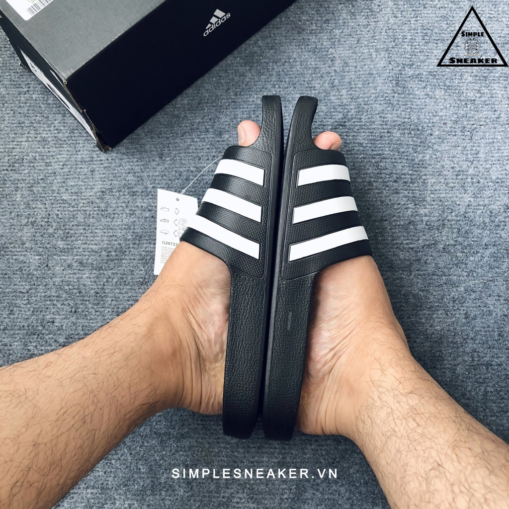 Dép Adidas Aqua Chống Nước Chính Hãng FREESHIP Adidas Aqua Slide  - Dép Nam Quai Ngang Adidas Đúc Nguyên Khối