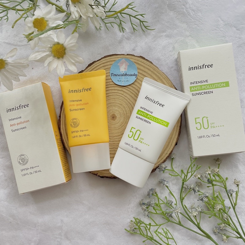 Kem Chống Nắng Chống Tác Nhân Ô Nhiễm Innisfree Intensive Anti Pollution SPF50+/PA+ 50ml