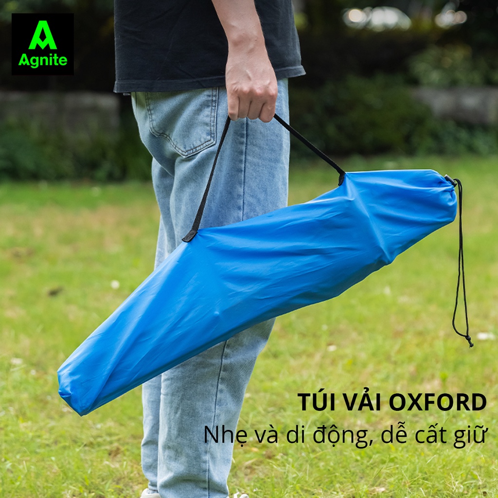 Ghế cắm trại gấp gọn chống nước kèm túi, ghế dã ngoại, câu cá, picnic -  chính hãng AGNITE - 2 size - VS901/VS902