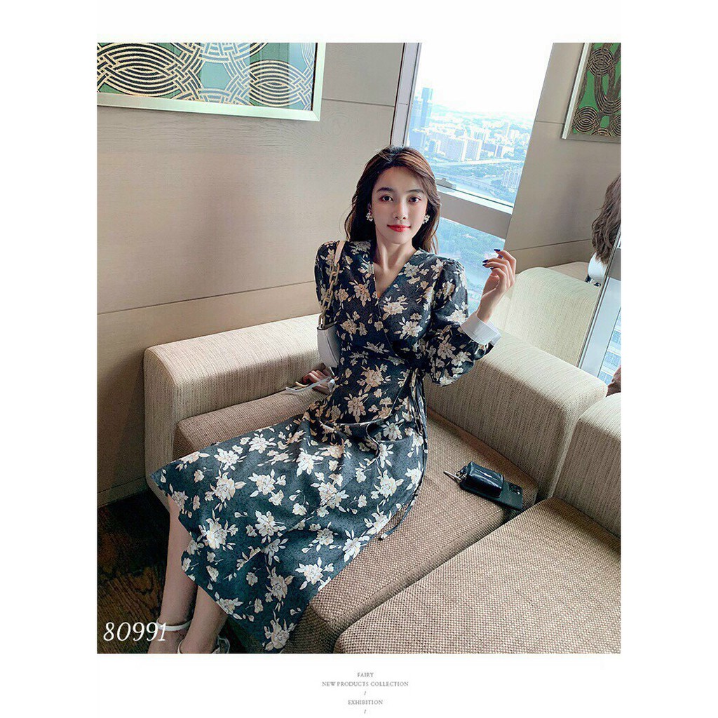 ĐẦM LỤA HOA CỰC XINH , TÔN DÁNG CHO CÁC CHỊ EM