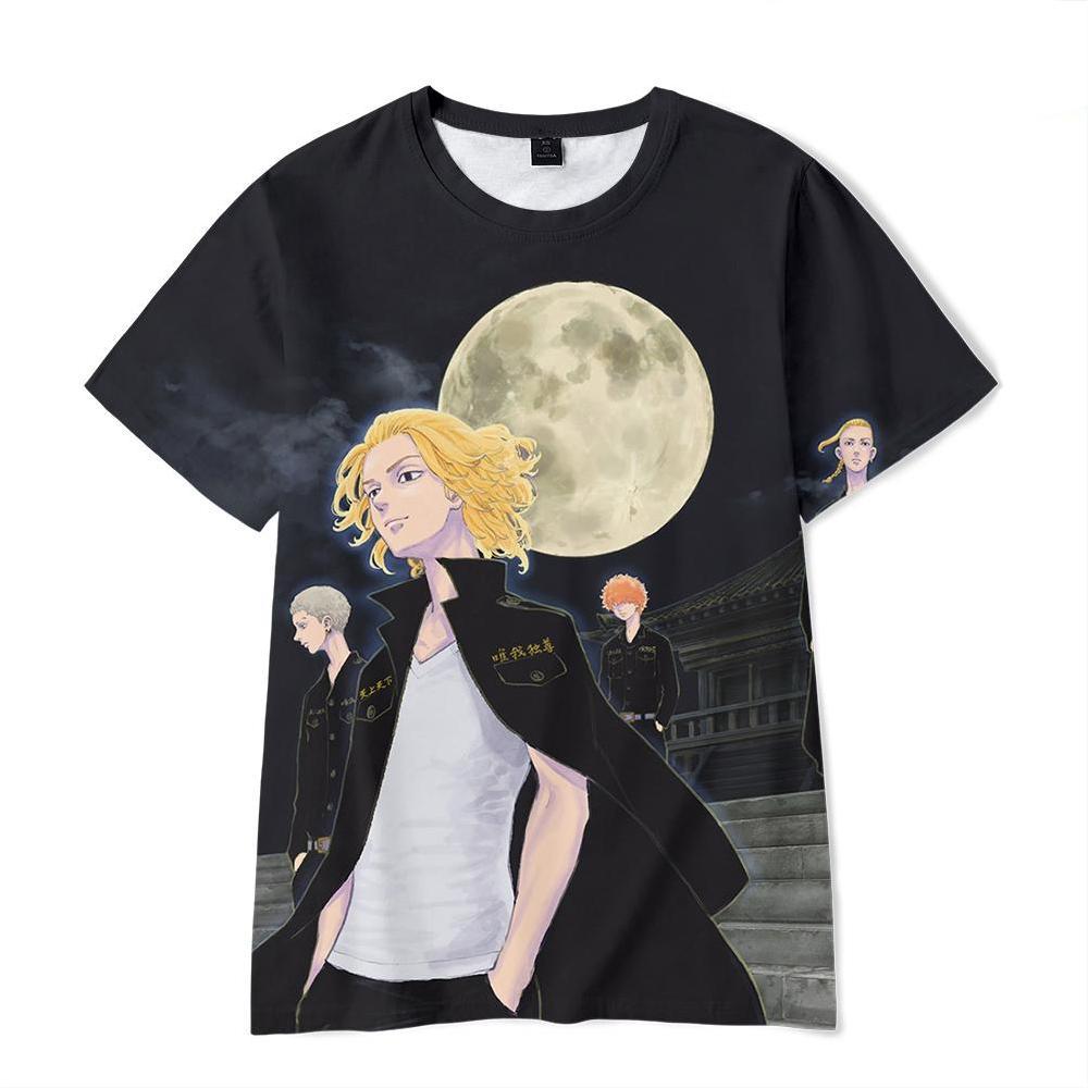 Áo thun tay ngắn in họa tiết anime Ryuguji Draken Haori