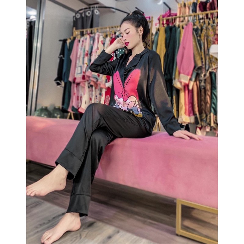 Đồ Bộ Satin - Mango Tay Dài Quần Dài | BigBuy360 - bigbuy360.vn