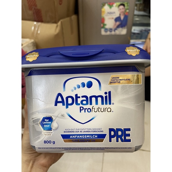 Sữa Aptamil Đức Bạc Pre - Số 1 - Số 2, loại 800G