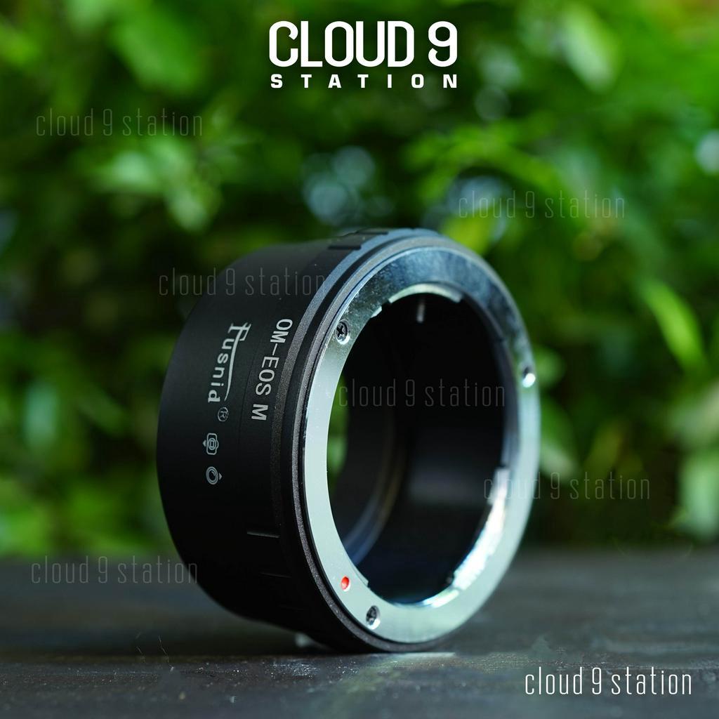 Ngàm chuyển OM-EOSM cho ống kính MF - ngàm OM sang máy ảnh Canon EOS M ( hãng FUSNID )