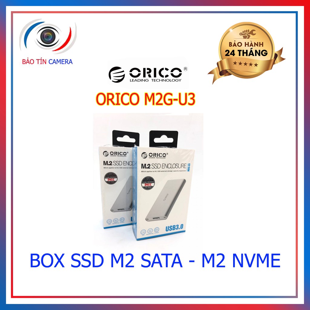 Box chuyển M2 Sata sang USB 3.0 ORICO M2G-U3