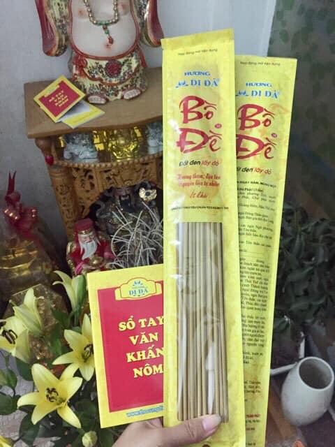 Nhang thắp BỒ ĐỀ 38 (1thẻ=30 nén) - thơm ngát, bát hương, hương trầm