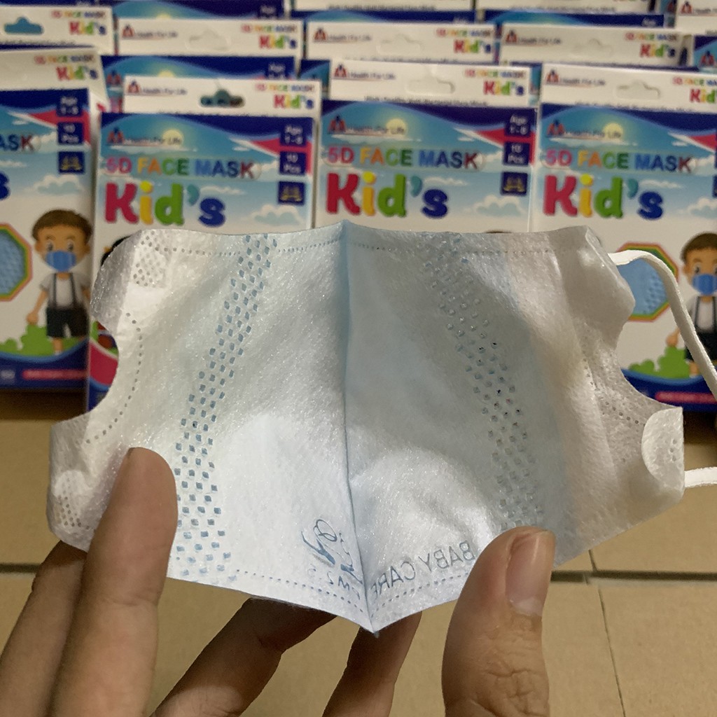 Khẩu Trang Trẻ Em 5D Mask 4 Lớp Kháng Khuẩn Hàng Xuất Khẩu