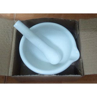 Bộ cối chày sứ