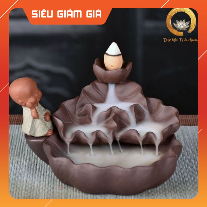 Thác Khói Xông Trầm Sa Di Tứ Không - Diệp Mộc Trầm Hương | BigBuy360 - bigbuy360.vn