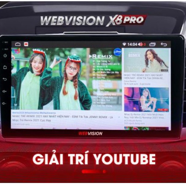 Màn hình DVD android cho ô tô, Webvision DVD X8pro, điều khiển bằng giọng nói, ROM 64GB | WebRaoVat - webraovat.net.vn