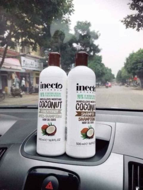 GIÁ SIÊU HỦY DIỆT BỘ DẦU GỘI XẢ DỪA INECTO COCONUT CHINHS HÃNG BOOTS THÁI LAN