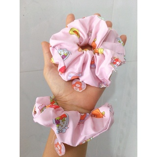 Cột tóc Scrunchies Milk Tea