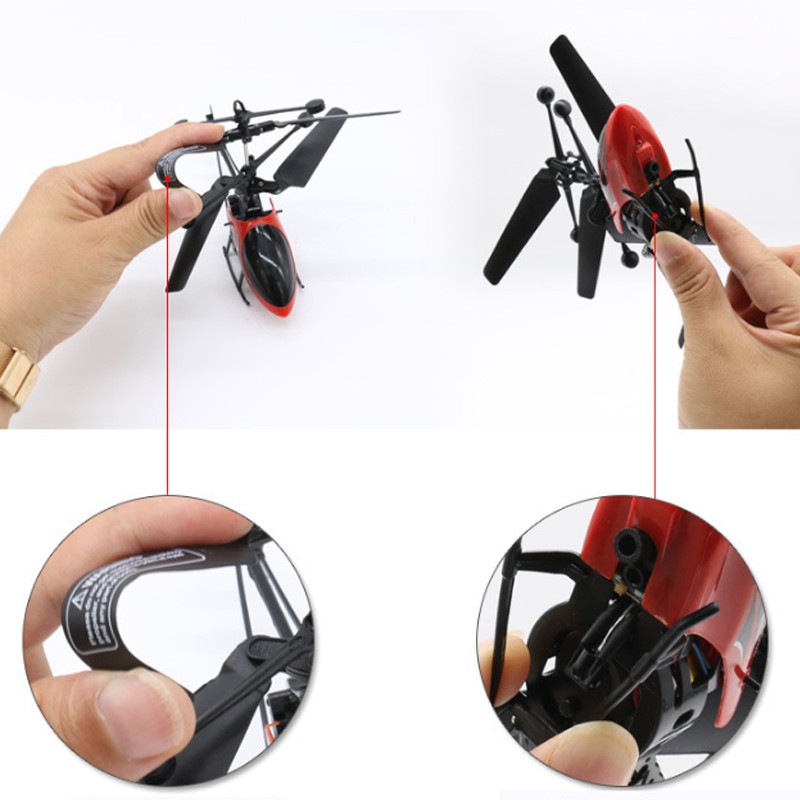 RC Máy Bay Trực Thăng Điều Khiển Từ Xa Mini 2ch