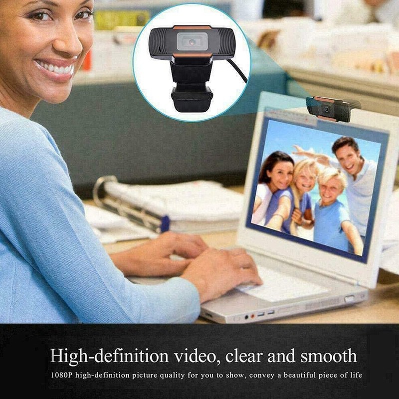 HD Webcam 1080P USB Computer Camera , Webcam for Gaming Conferencing & Working, Laptop Or Desktop Webcam