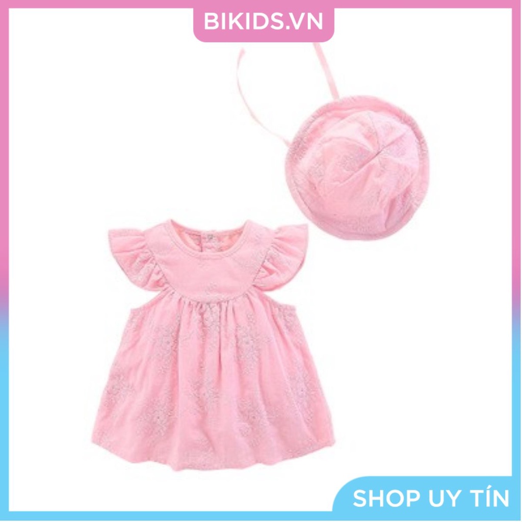 Body váy kèm băng đô/mũ cho bé siêu xing