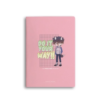 Vở ruột kẻ ngang 100 gsm - Theo Môn Học 80 Trang - Bìa Ngoại Ngữ - Ong Mặt Bự