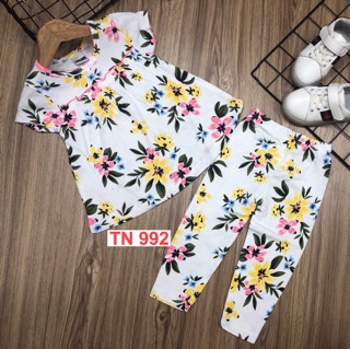 Bộ ngắn tay bé gái (combo 2 bộ)