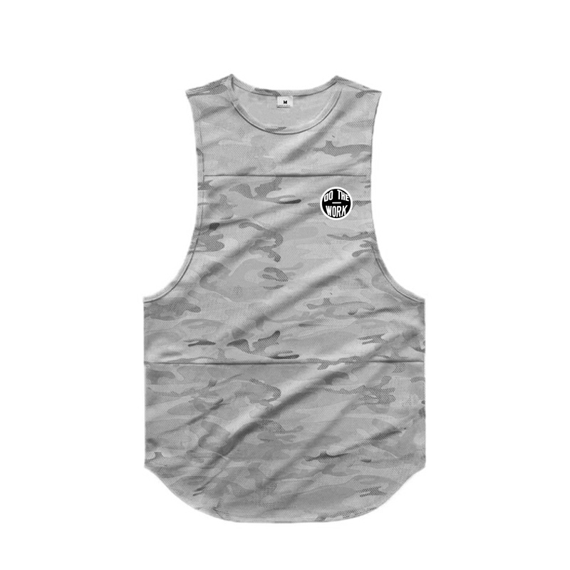 Áo Ba Lỗ Thể Thao Họa Tiết Rằn Ri Mau Khô Thời Trang Mới Cho Nam