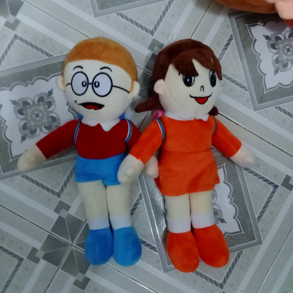COMBO GẤU BÔNG XUKA NOBITA NHỒI BÔNG DỄ THƯƠNG