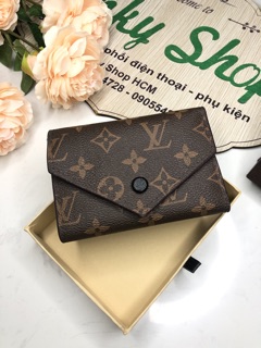 Ví ngắn mini l.v cúc màu fullbox