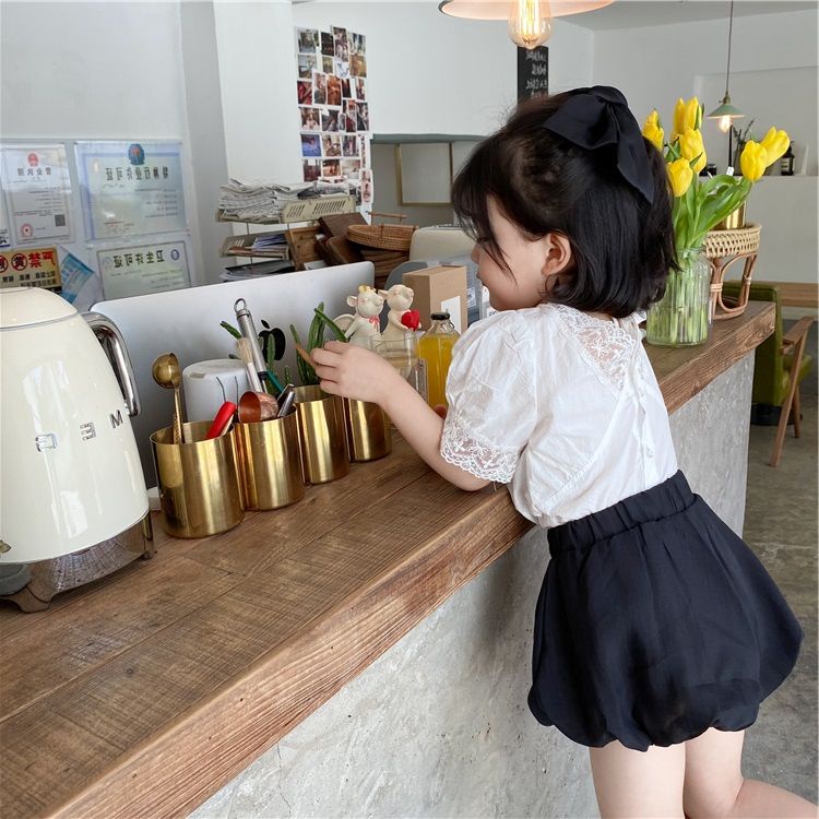 [Babycat] Hàng Có Sẵn Quần Short Mềm Mại Thoáng Khí Phong Cách Nhật Hàn Thời Trang Mùa Hè Dành Cho Bé Gái