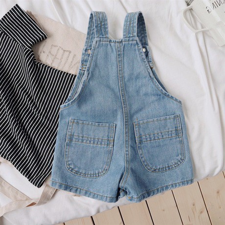 Quần Short Yếm cotton Thời Trang Hè 2020 Cho Bé Gái 1