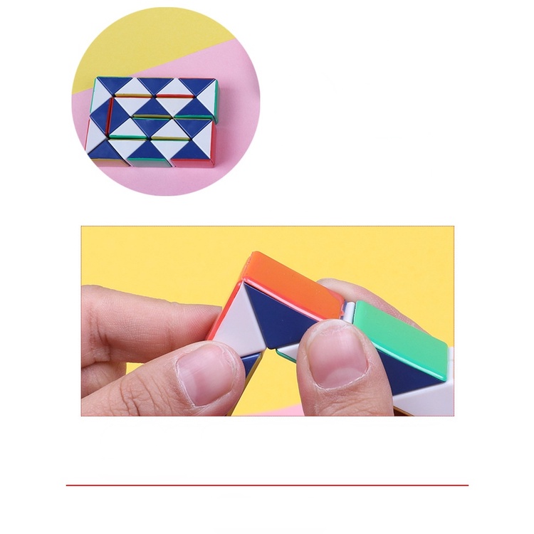 Đồ Chơi Khối Rubik 24 Khớp Có Thể Thay Đổi Kích Thước Giáo Dục Cho Bé random one