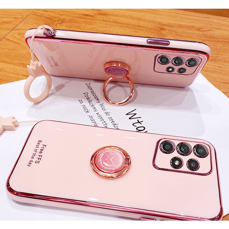 ỐP LƯNG SILICON SAMSUNG GALAXY A32 4G, A52 4G, A52S 5G, A72 KÈM IRING SANG TRỌNG