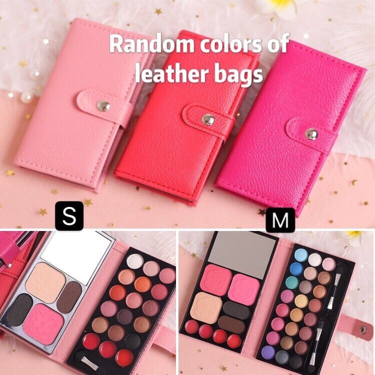 [Hàng mới về] Bảng phấn 33 / 22 màu dùng đánh phấn mắt / đánh má / son môi thiết kế kiểu ví sáng tạo | BigBuy360 - bigbuy360.vn